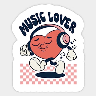 music lover Sticker